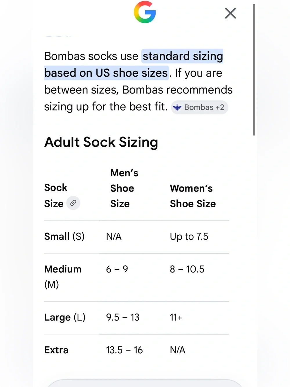 Bombas sock lot of 4 size Large Crew Socks